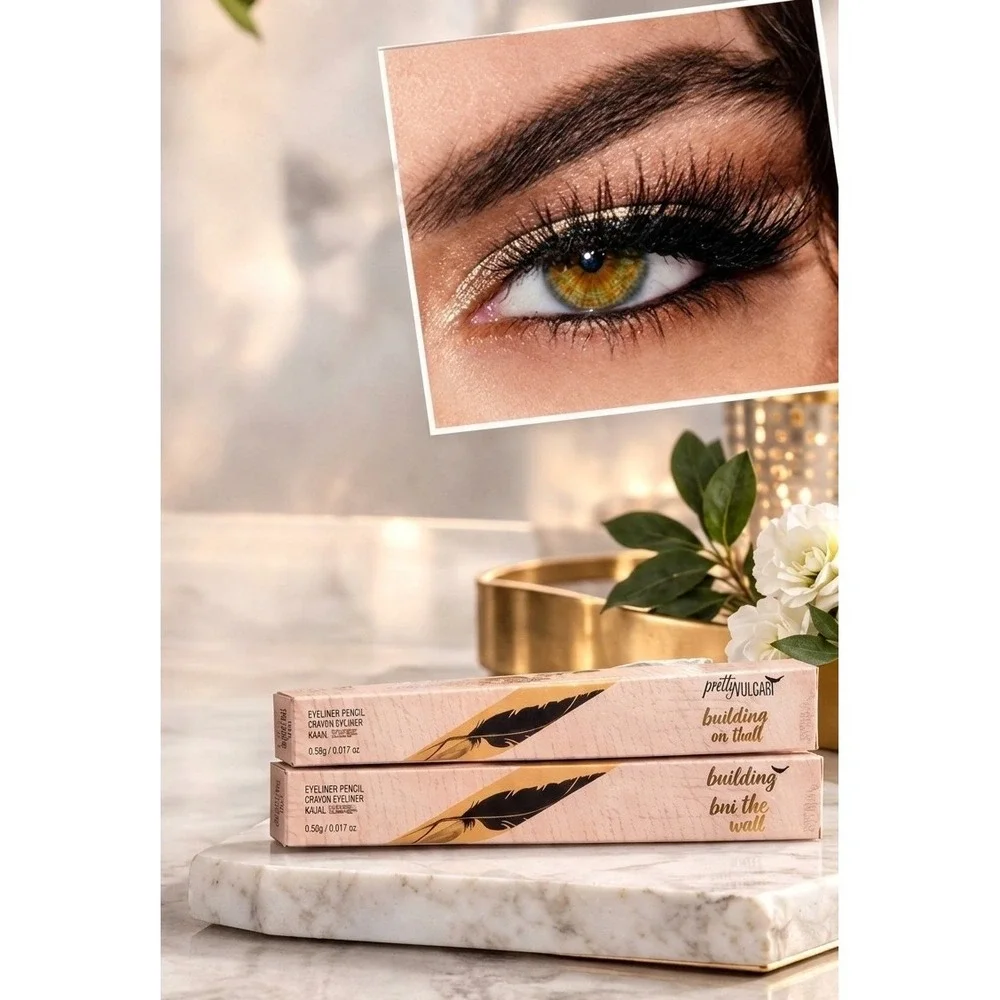 2 X Pretty Vulgar- Writing on the Wall Eyeliner Pencil 49 Blank Page White Kajal